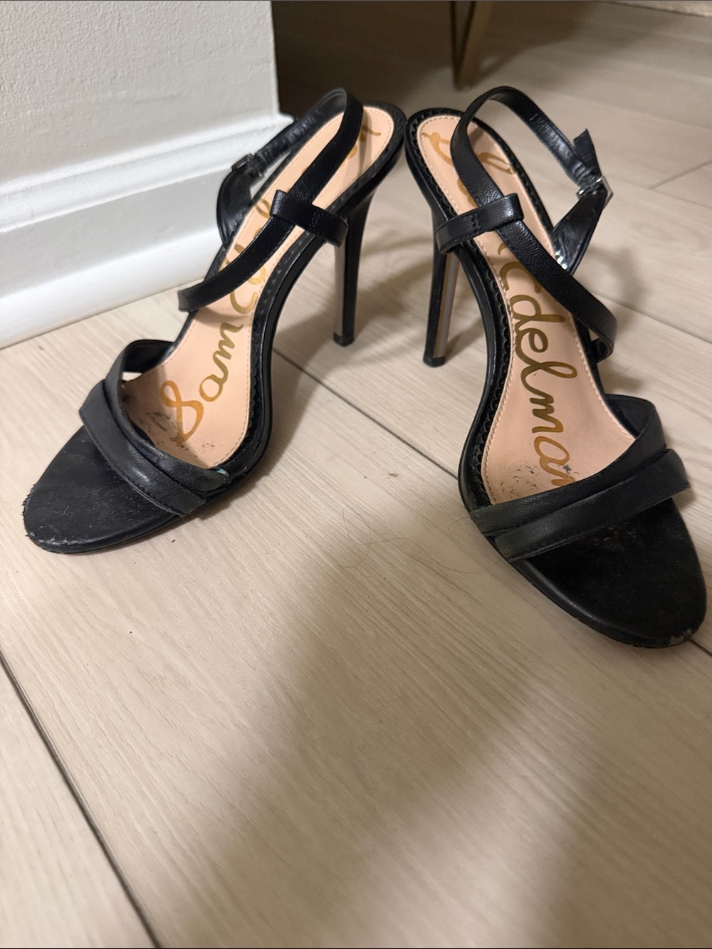 Sam Edelman Black Alisandra Strappy High Heel Sandals